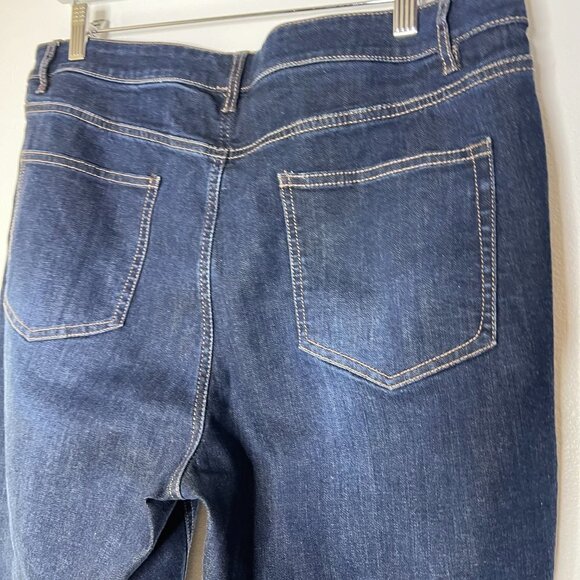 J. Jill Denim Women's Jeans Size 16 Smooth Fit Slim Ankle Medium Wash High Rise - Picture 6 of 11